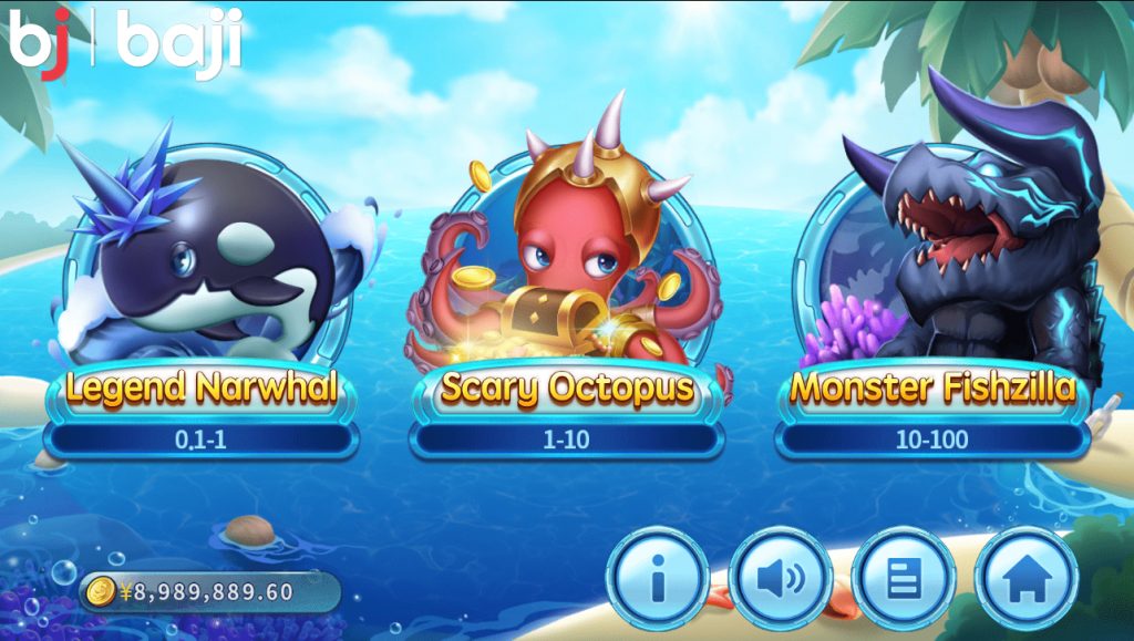 Overview of the Lucky Fishing fish shooting game