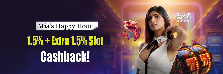 Cashback 1.5% + Extra 1.5% Slots